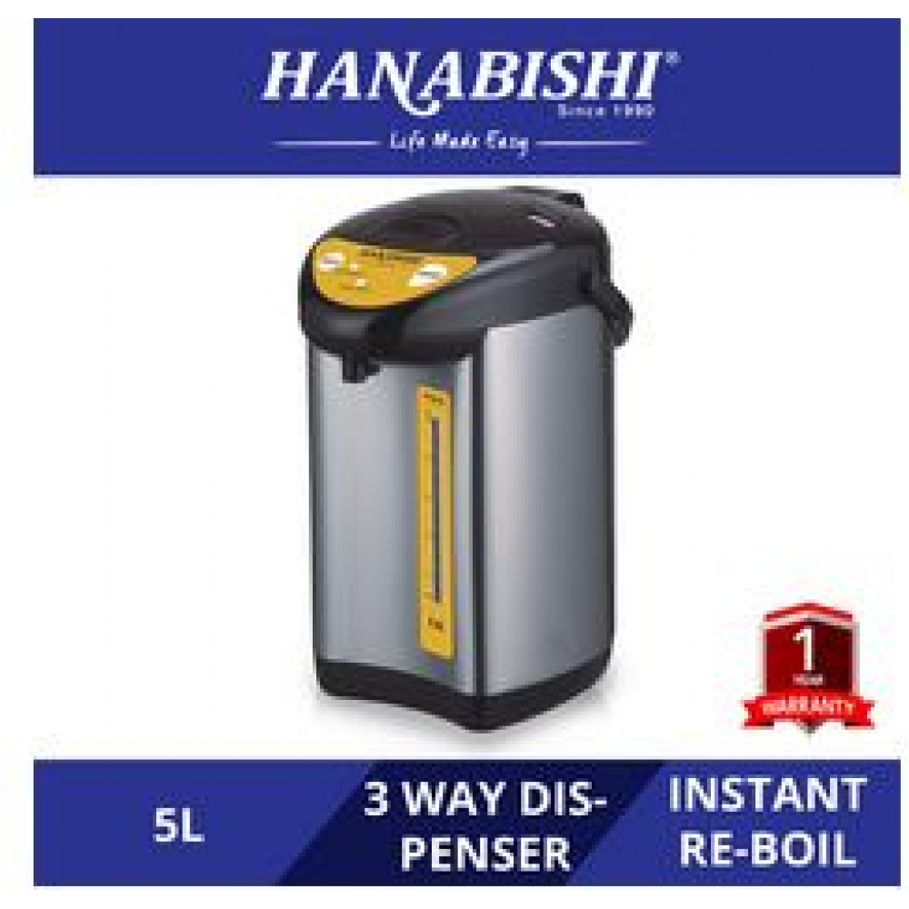 Hanabishi Thermo Pot 5.0L HA850 (Stainless Steel Body)