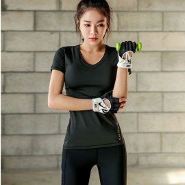 image of Quality Sport Wear 2in 1 (T-Shirt + Long Pant)Short Sleeve Dry Sport