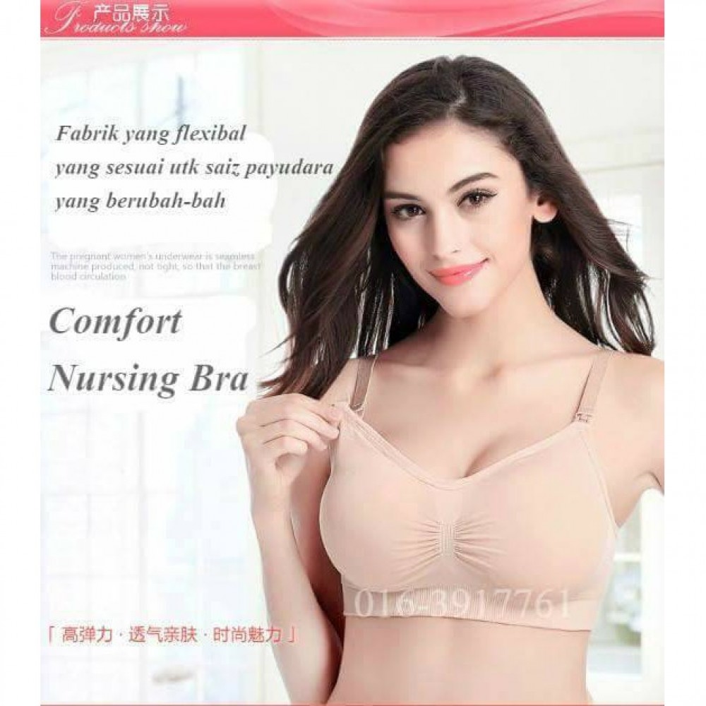 READY STOCK Comforty Women Feed Nursing Bra Maternity Breastfeeding Pregnant Bra