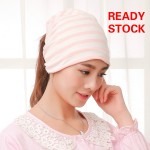 Topfine Stripe Beanies Hat Skullies Windproof Maternity Cap Pregnant Mother Caps