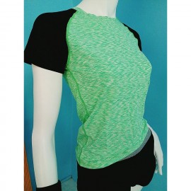 image of READY STOCK Women Quick Dry Sportwear Sport Shirt Fitness Yoga Gym Shirt T-Shirt