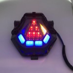 Yamaha Y15ZR R25 LC150 MT09 LED Tail Lamp Blue / Red Signal Lamp Brake Light
