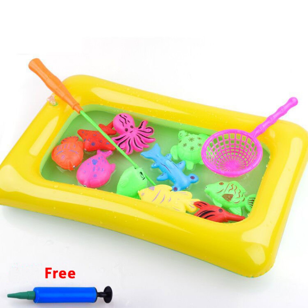 12 pcs Magnetic Fishing Game + Small Pool 12 pcs Magnetic Fishing Game + Small Pool