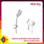 MOCHA MHS5080 ABS HAND SHOWER WITH 5 FUNCTIONS