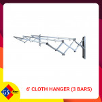 6' CLOTH HANGER (3 BARS)