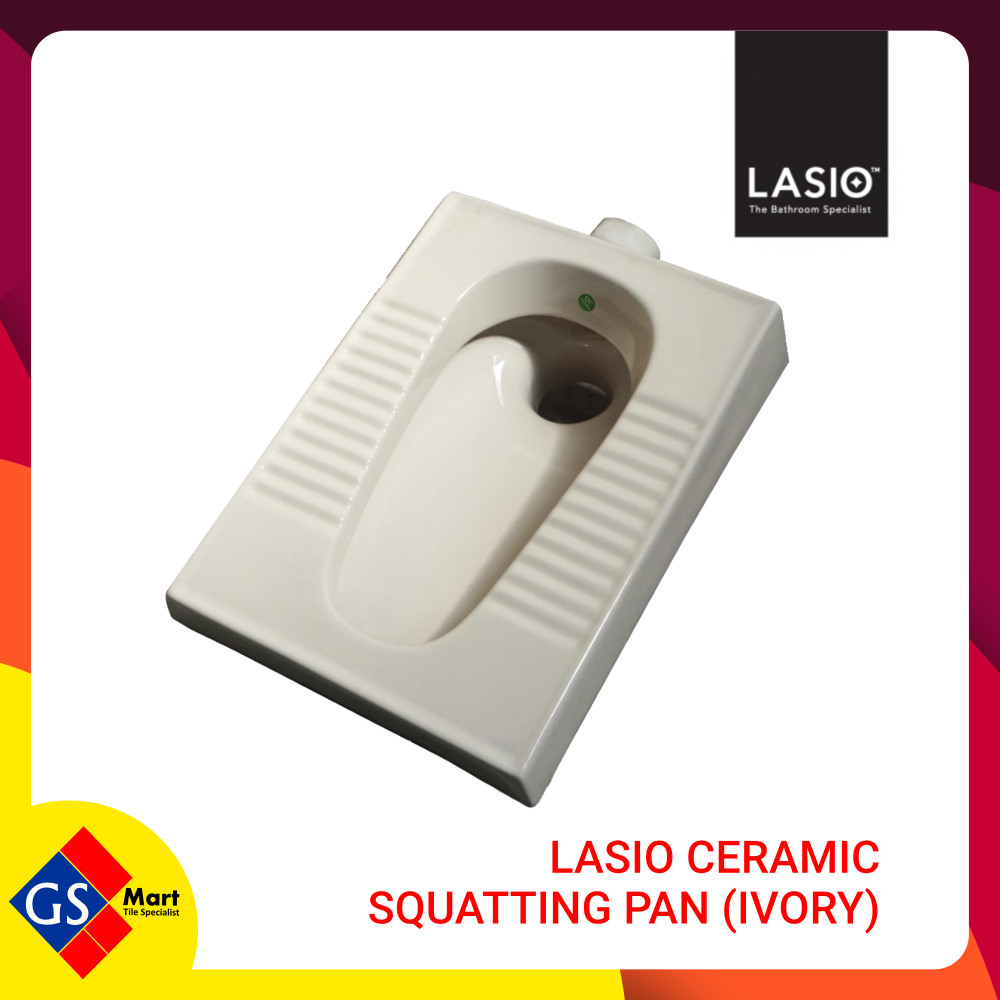 LASIO Ceramic Squatting Pan (IVORY) LASIO Ceramic Squatting Pan (IVORY)