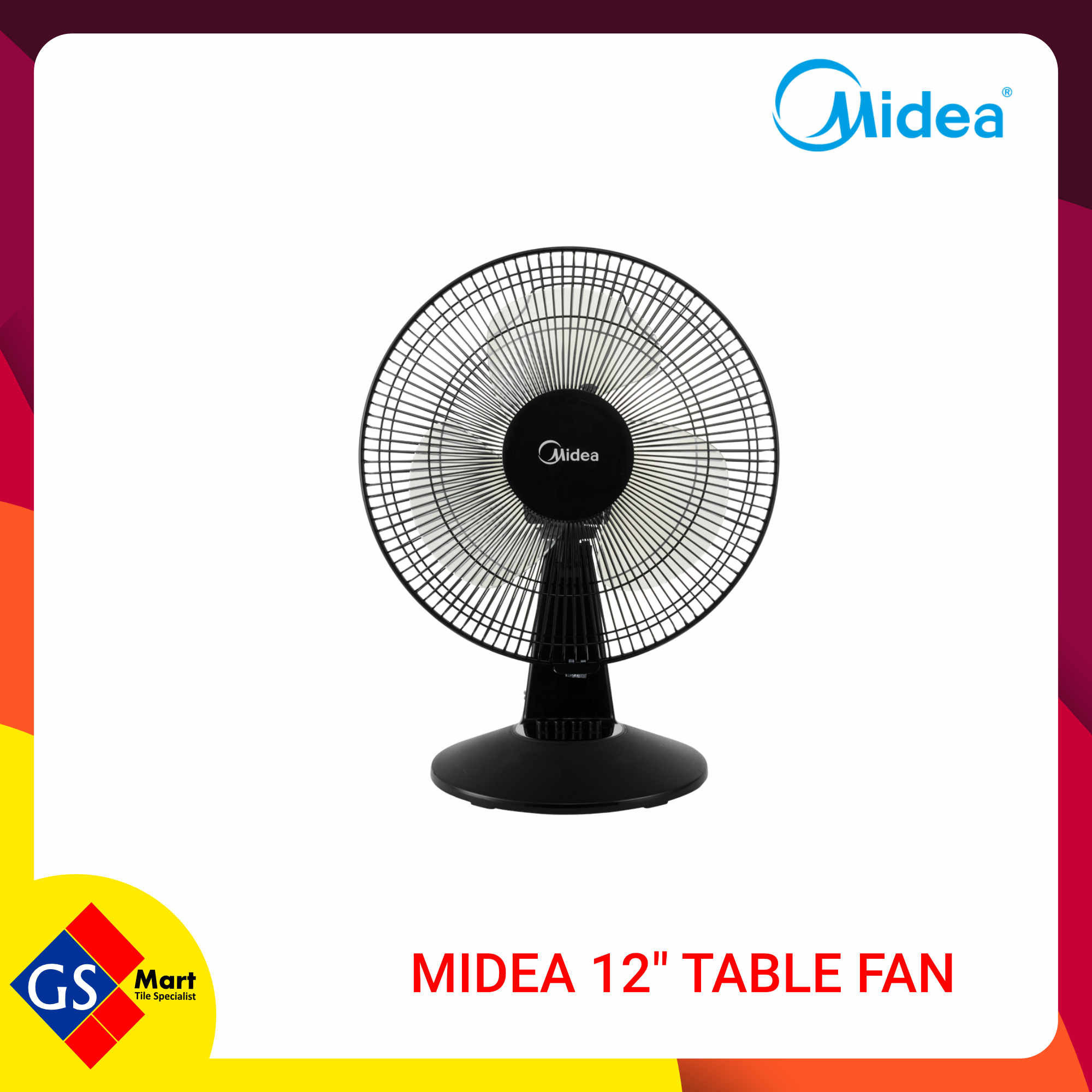 MIDEA 12" TABLE FAN