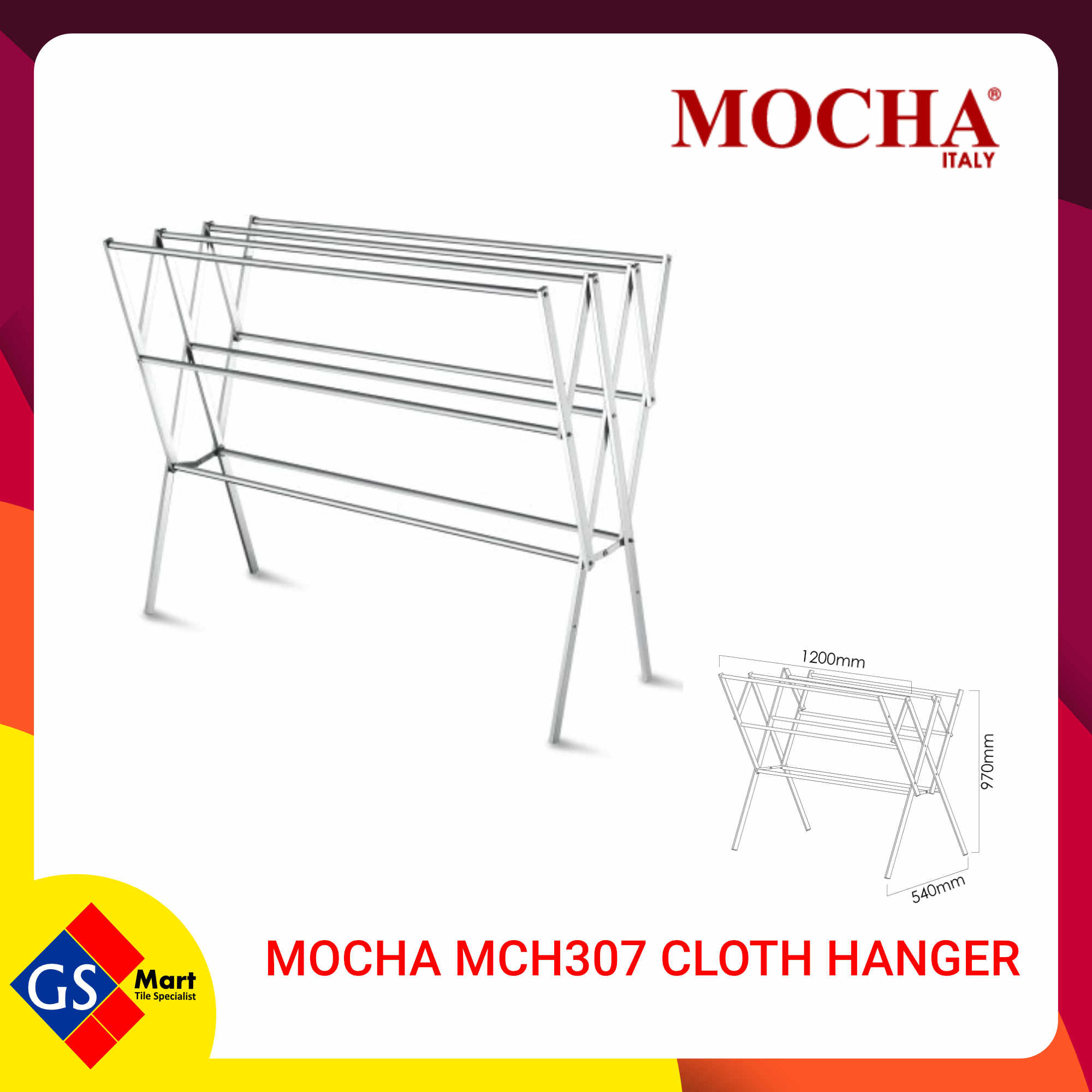 MOCHA MCH307 CLOTH HANGER