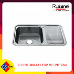 RUBINE JUX-611 TOP MOUNT SINK