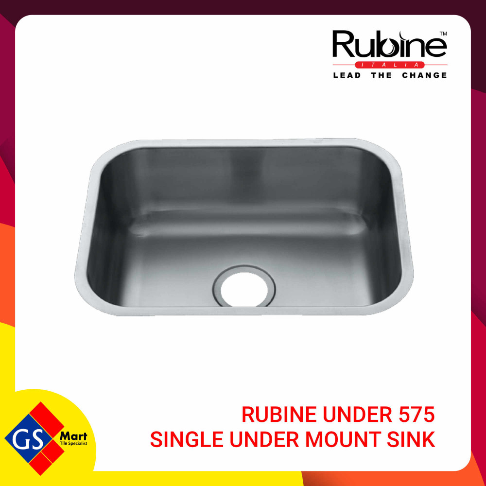 Rubine UNDER 575 Single Under Mount Sink