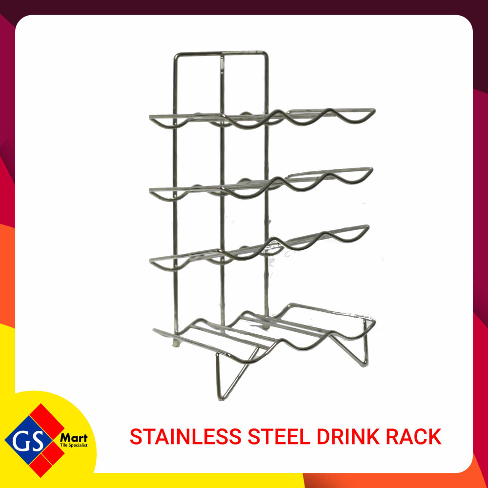 STAINLESS STEEL DRINK RACK