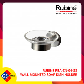 image of RUBINE RBA-ZN-04-SS WALL MOUNTED SOAP DISH HOLDER