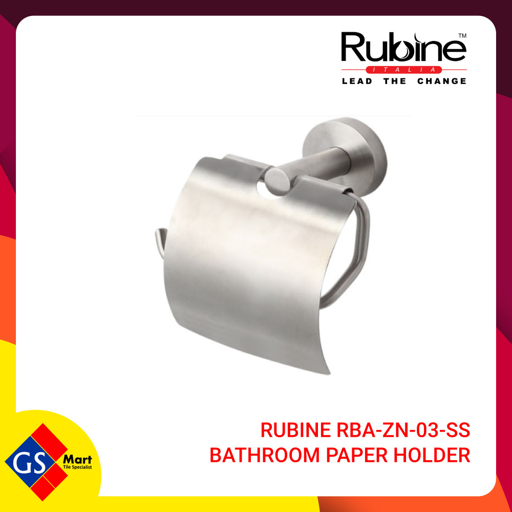 RUBINE RBA-ZN-03-SS BATHROOM PAPER HOLDER