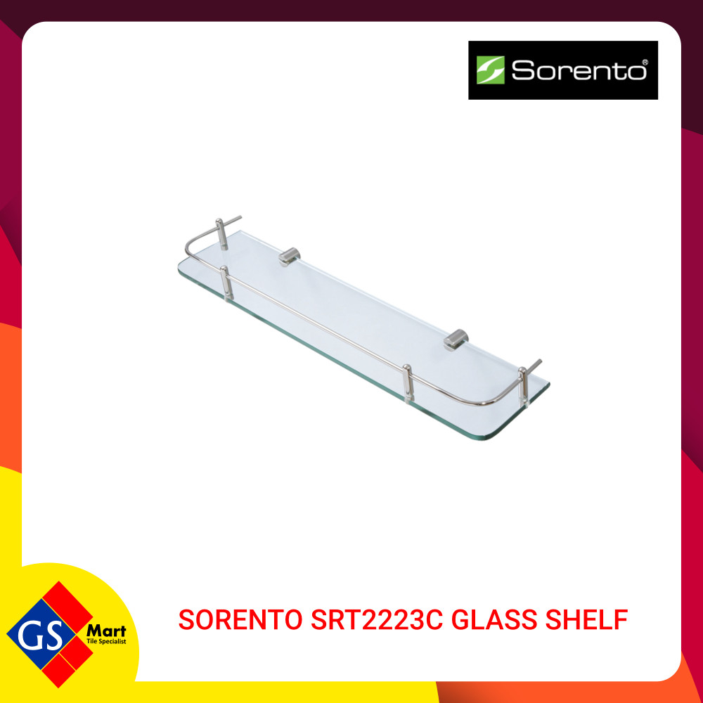 SORENTO SRT2223C GLASS SHELF SORENTO SRT2223C GLASS SHELF