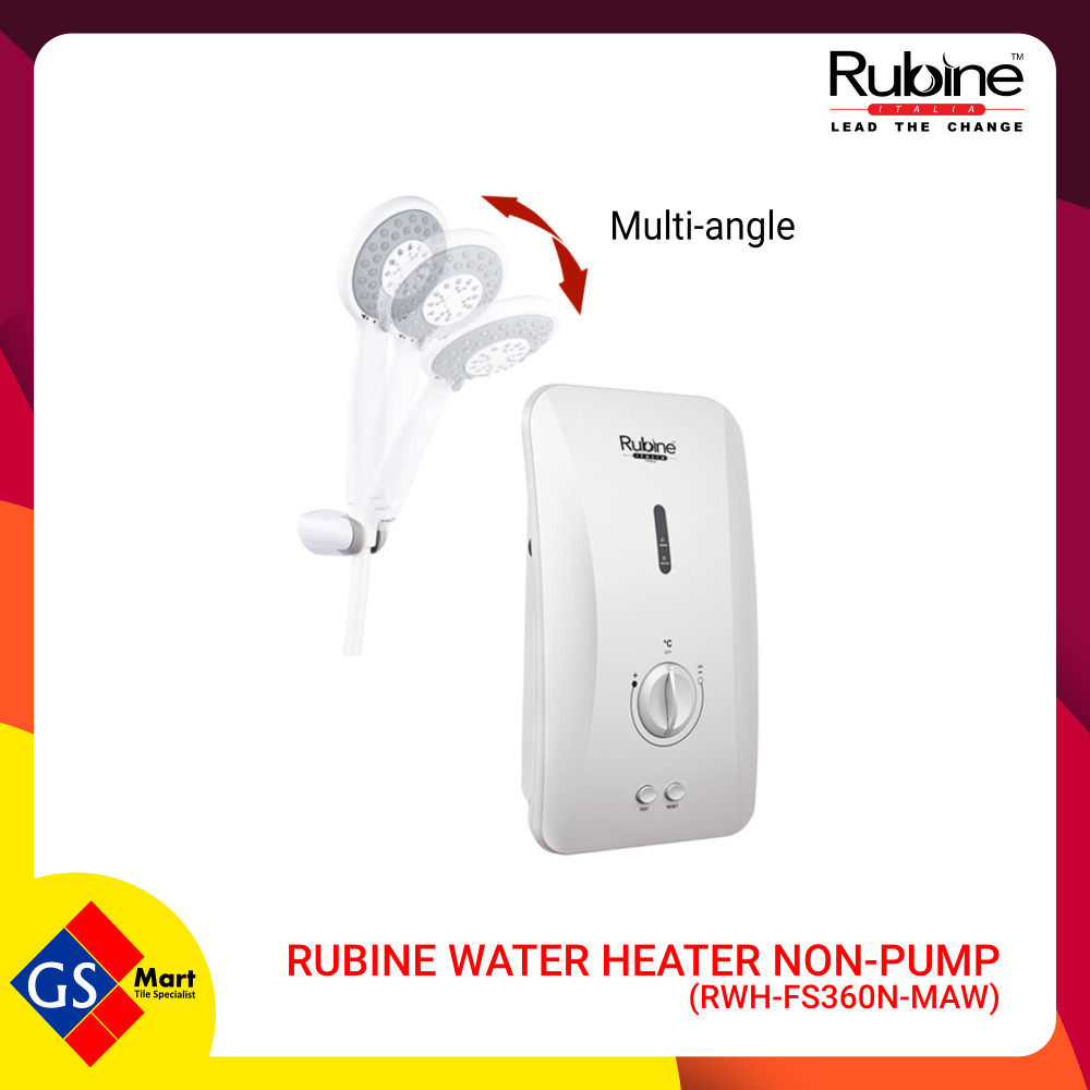 RUBINE WATER HEATER NON-PUMP (RWH-FS360N-MAW) RUBINE WATER HEATER NON-PUMP (RWH-FS360N-MAW)
