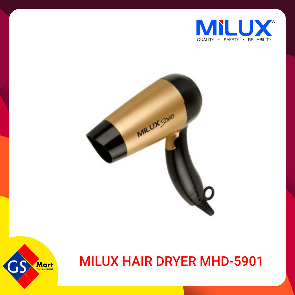 MILUX HAIR DRYER MHD-5901 MILUX HAIR DRYER MHD-5901