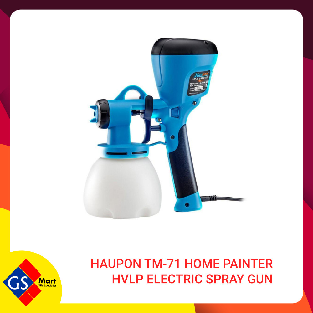 HAUPON TM-71 HOME PAINTER HVLP ELECTRIC SPRAY GUN HAUPON TM-71 HOME PAINTER HVLP ELECTRIC SPRAY GUN