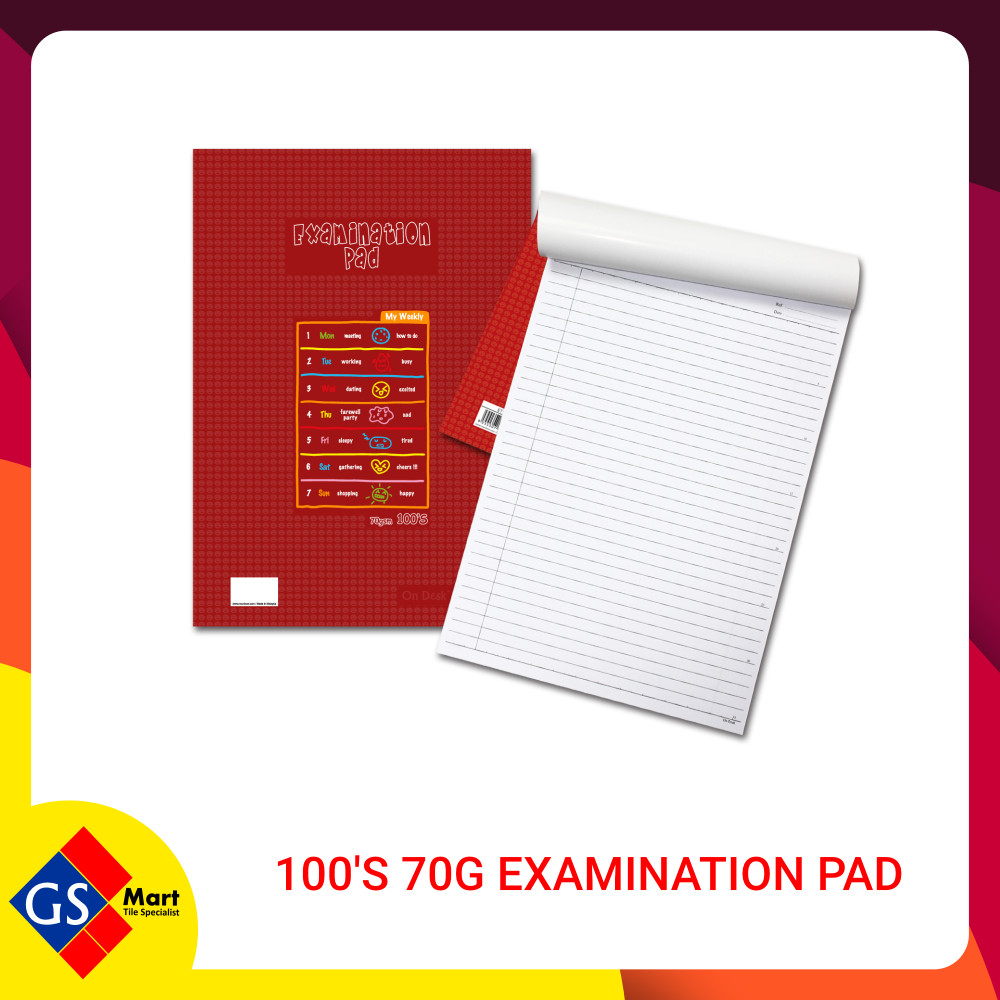 100'S 70G EXAMINATION PAD