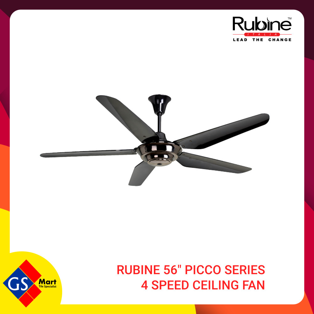 RUBINE 56" PICCO SERIES 4 SPEED CEILING FAN