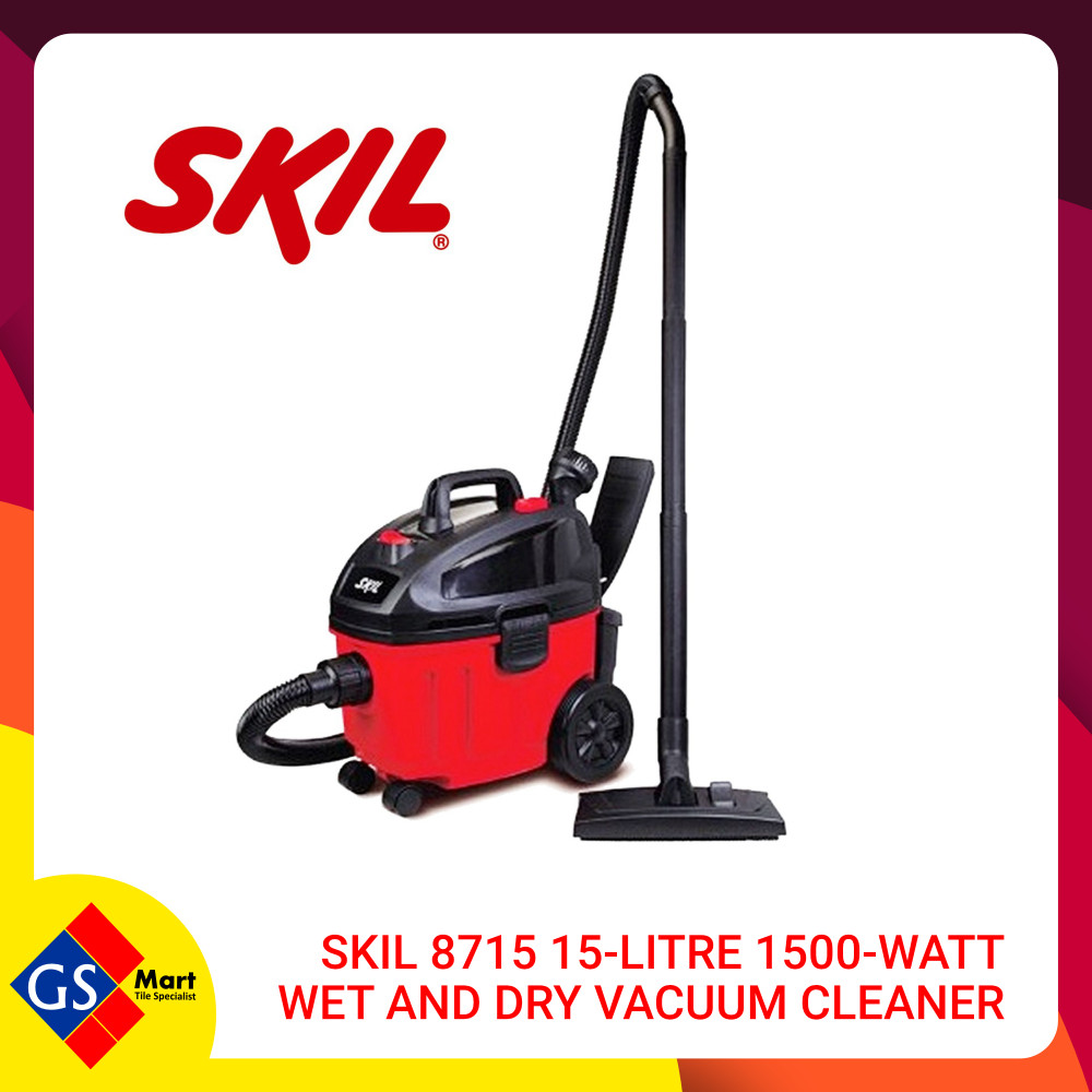 SKIL 8715 15-LITRE 1500-WATT WET AND DRY VACUUM CLEANER SKIL 8715 15-LITRE 1500-WATT WET AND DRY VACUUM CLEANER