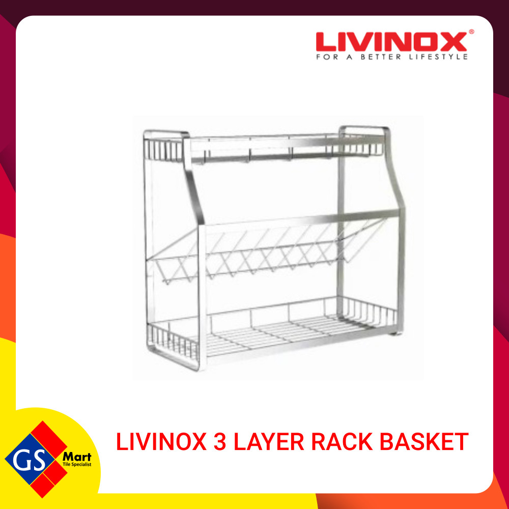 LIVINOX 3 LAYER RACK BASKET