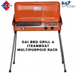 2 in 1 BBQ Grill & Steamboat Multipurpose Rack