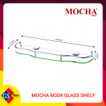 MOCHA M304 GLASS SHELF
