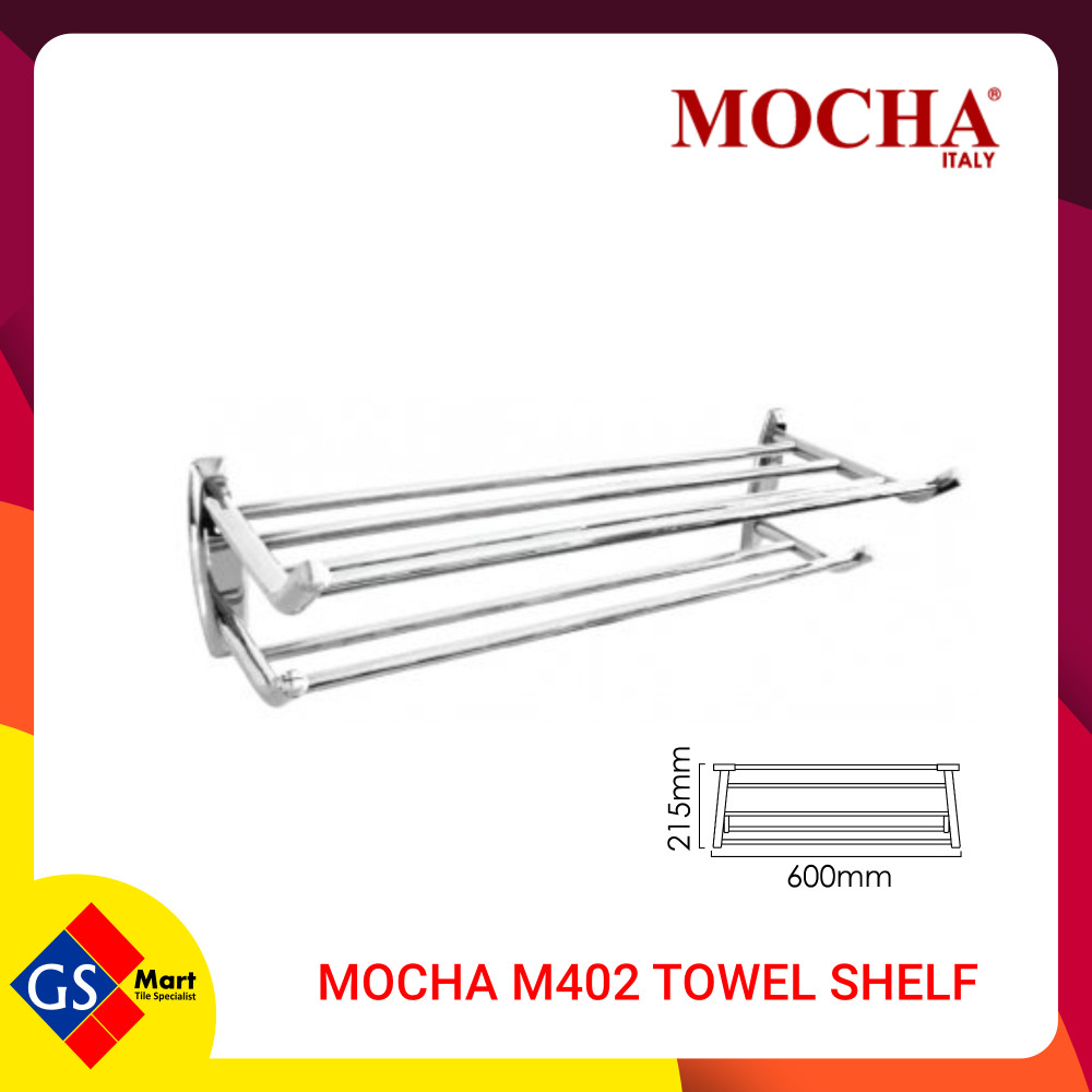 MOCHA M402 TOWEL SHELF MOCHA M402 TOWEL SHELF