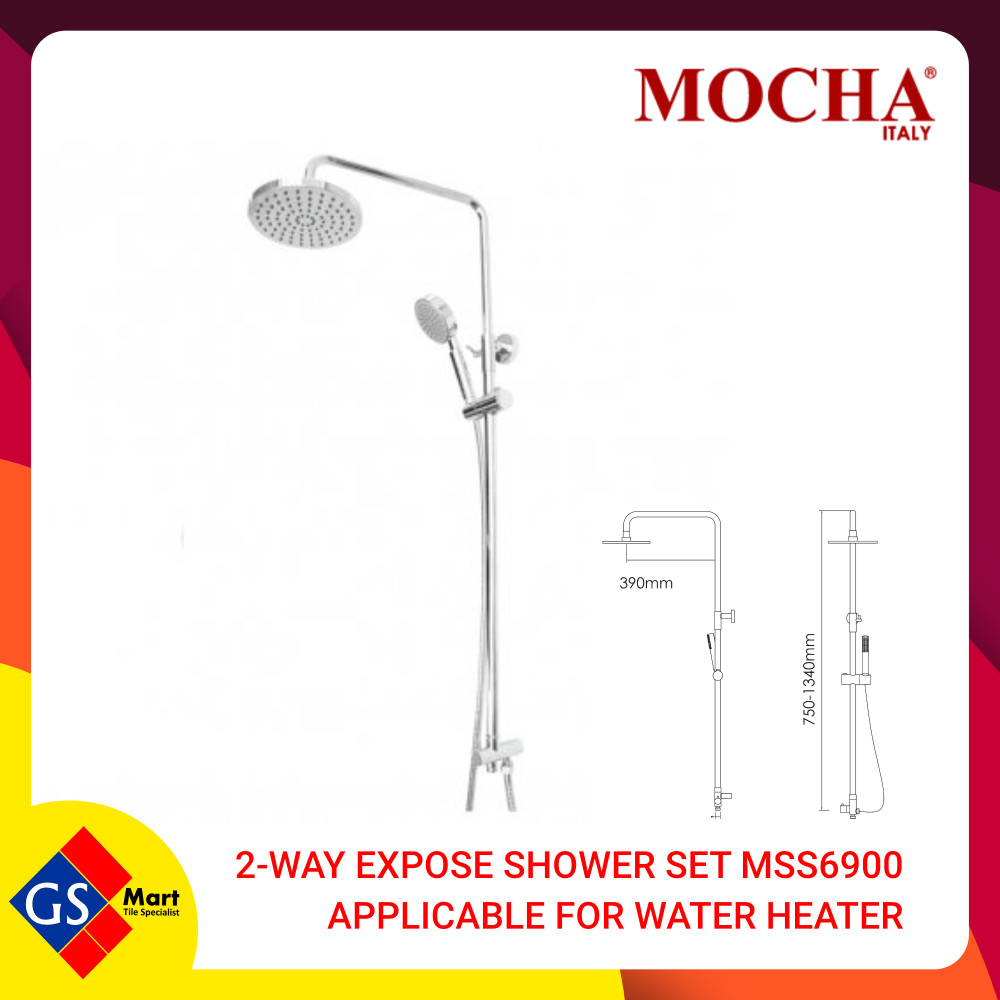 2-WAY EXPOSE SHOWER SET MSS6900 APPLICABLE FOR WATER HEATER 2-WAY EXPOSE SHOWER SET MSS6900 APPLICABLE FOR WATER HEATER