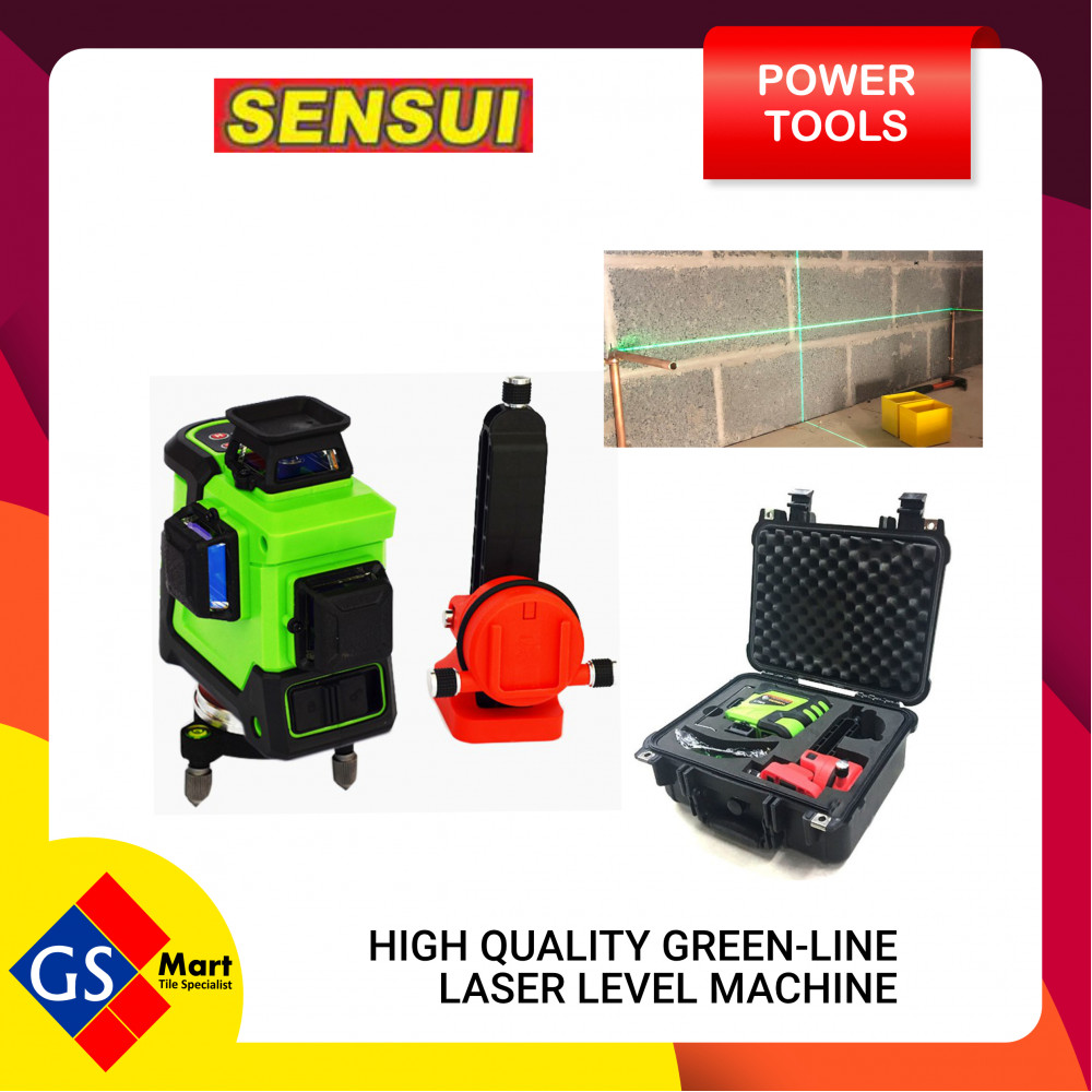 Sensui Laser Level 12 Laser Green Line 360° Horizontal Line