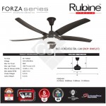 2018 New : Rubine Decorative Ceiling Fan FORZA Series RCF-FORZA56-5BL-GM