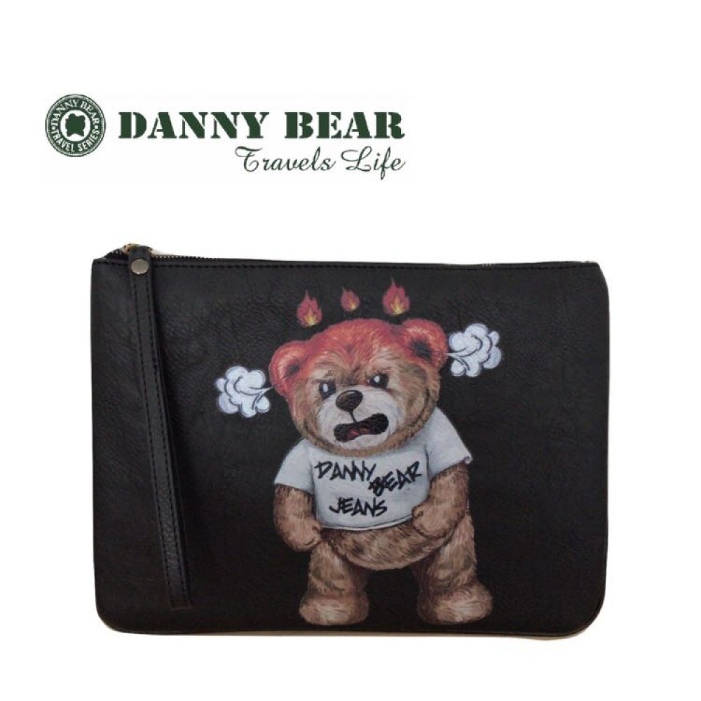 Danny Bear Jeans Series Anger Hand Clutch Danny Bear Jeans Series Anger Hand Clutch