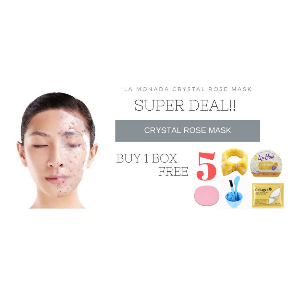 La Monada Crystal Rose Hydrating Mask 玫瑰水晶保湿面膜 La Monada Crystal Rose Hydrating Mask 玫瑰水晶保湿面膜