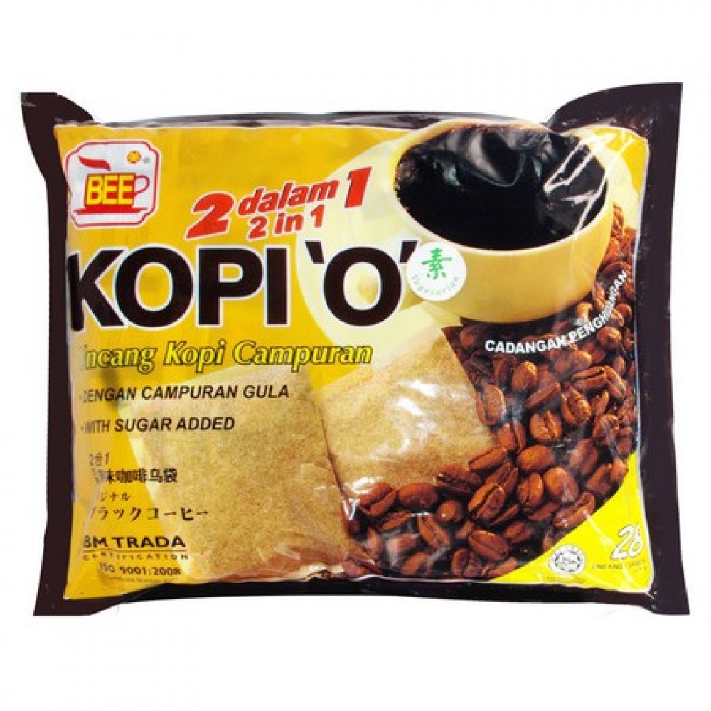 BEE Coffee 2 in 1 Kopi O (28 Sachets) BEE Coffee 2 in 1 Kopi O (28 Sachets)