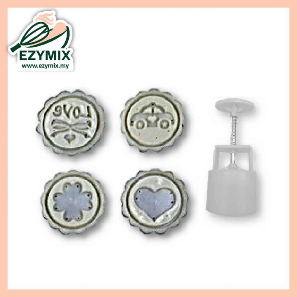 EzyMix 63gm 4pcs RD Mooncake MOuld (18-63R/4D) EzyMix 63gm 4pcs RD Mooncake MOuld (18-63R/4D)