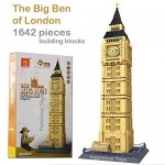 Wange 8014 Big Ben Building Block Set Toys 1642 PCS