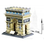 Wange 8021 PARIS RRIUMPHAL ARCH Structure Building Blocks Set  1401PCS