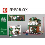 SEMBO BLOCK 601019 STARBUCKS COFFEE 283 pcs