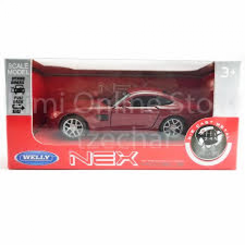 Welly 1:34-1:39 Die-cast Mercedes-Benz AMG GT Car Red Color Model Collection