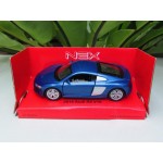 Welly 1:34-1:39 Die-cast 2016 Audi R8 V10 Car Blue Color Model Collection 