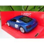 Welly 1:34-1:39 Die-cast 2016 Audi R8 V10 Car Blue Color Model Collection 