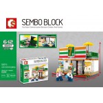 SEMBO BLOCK 601017 7-11 Seven Eleven Shop 320 pcs