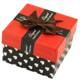 image of Bowknot Bracelet Bangle Jewelry Watch Display Gift Packaging Storage Box