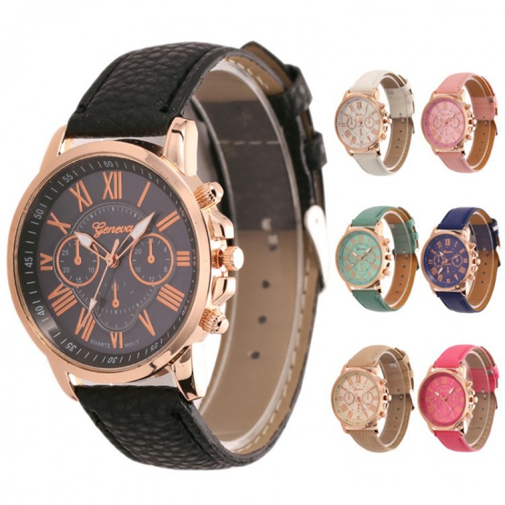 Geneva Women's PU Leather Watch Geneva Women's PU Leather Watch