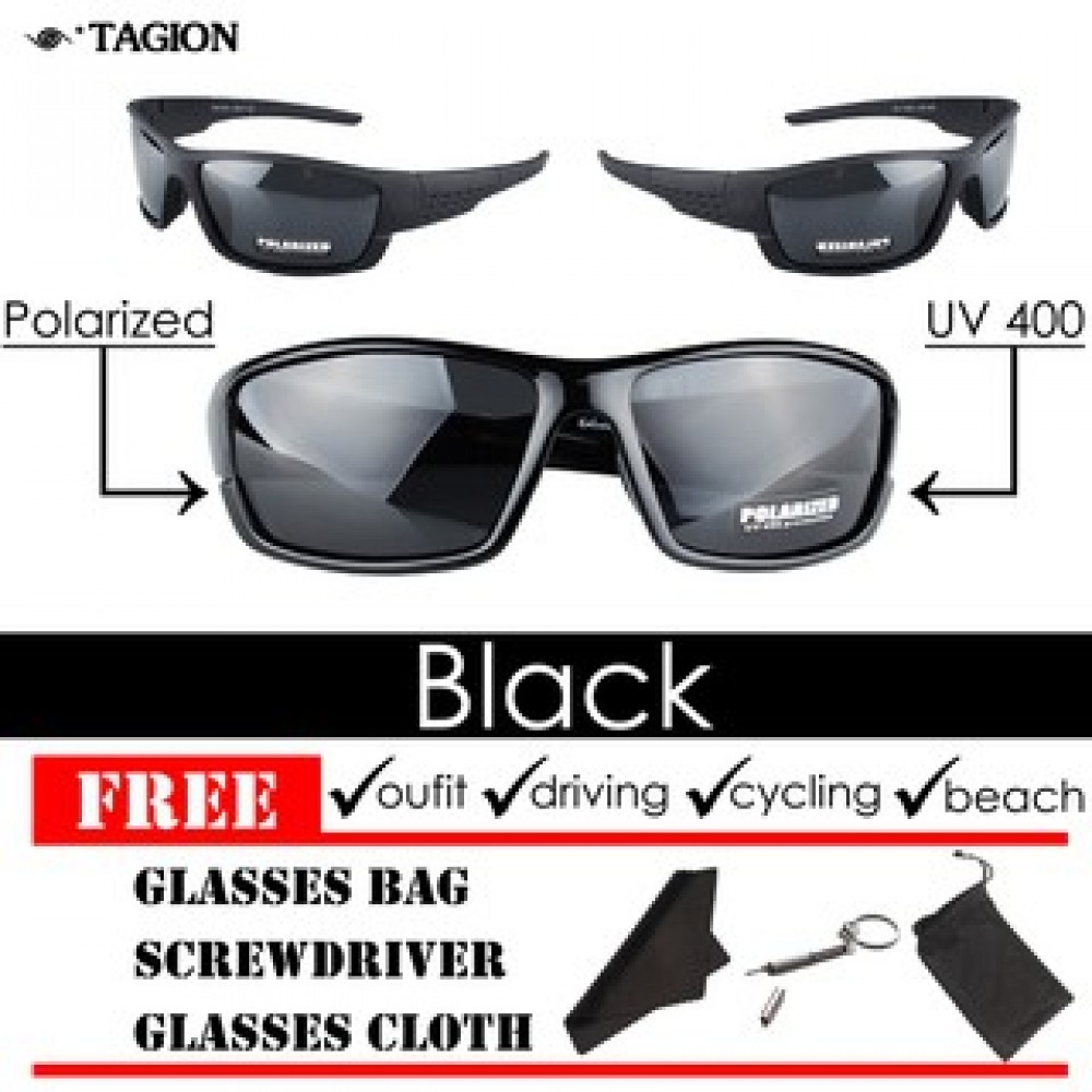 Original Tagion UV400 Polarized Lenses Men's Sunglasses Original Tagion UV400 Polarized Lenses Men's Sunglasses