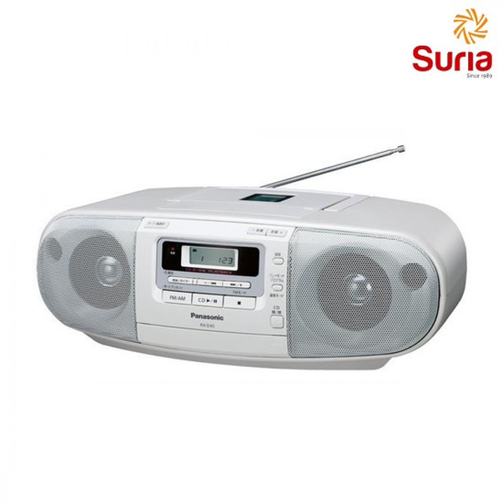 PANASONIC CD RADIO CASSETTE RECORDER RX-D45 PANASONIC CD RADIO CASSETTE RECORDER RX-D45
