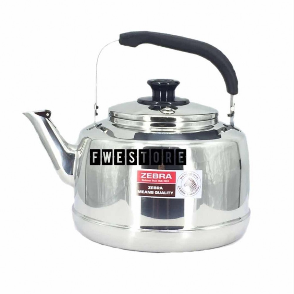 (100% Original) Zebra Stainless Steel Whistling Kettle (3.5/4.5/7.5LT) (100% Original) Zebra Stainless Steel Whistling Kettle (3.5/4.5/7.5LT)