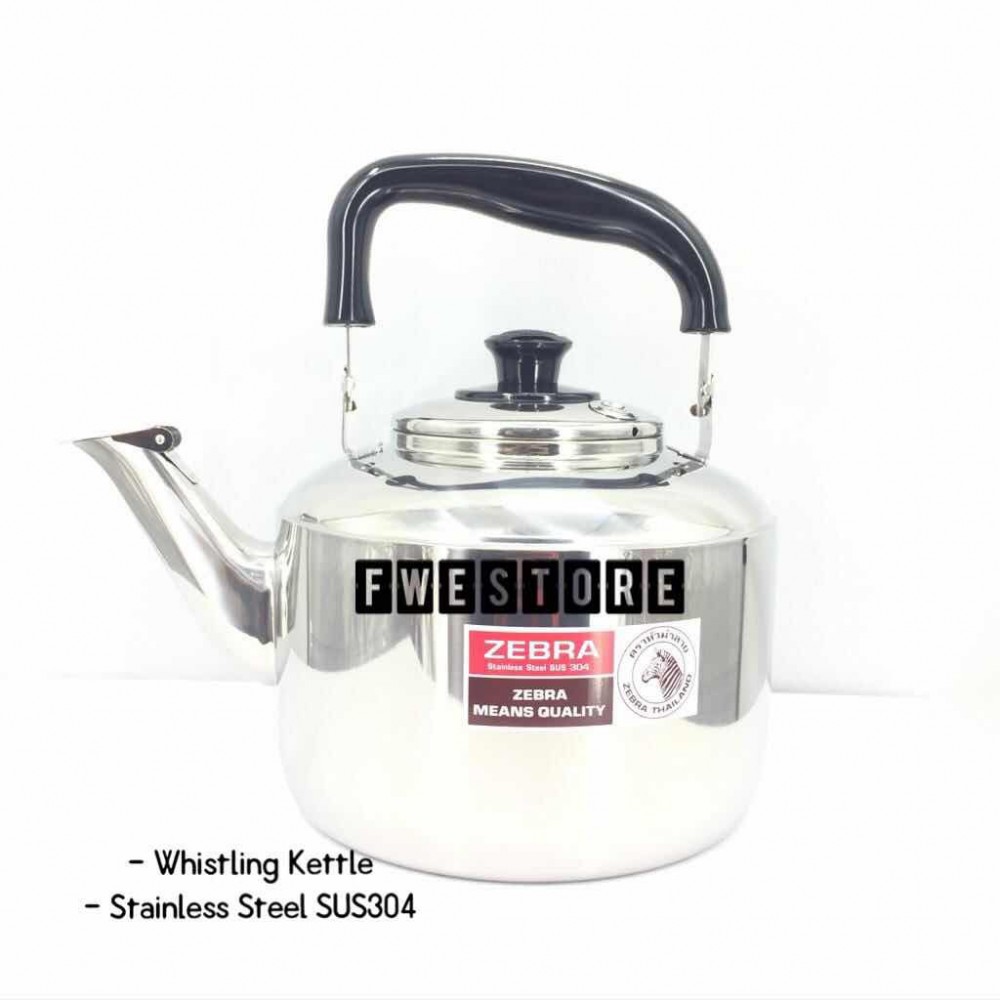 (100% Original) Zebra Stainless Steel Whistling Kettle - Century (3.0/4.5/5.5LT) (100% Original) Zebra Stainless Steel Whistling Kettle - Century (3.0/4.5/5.5LT)