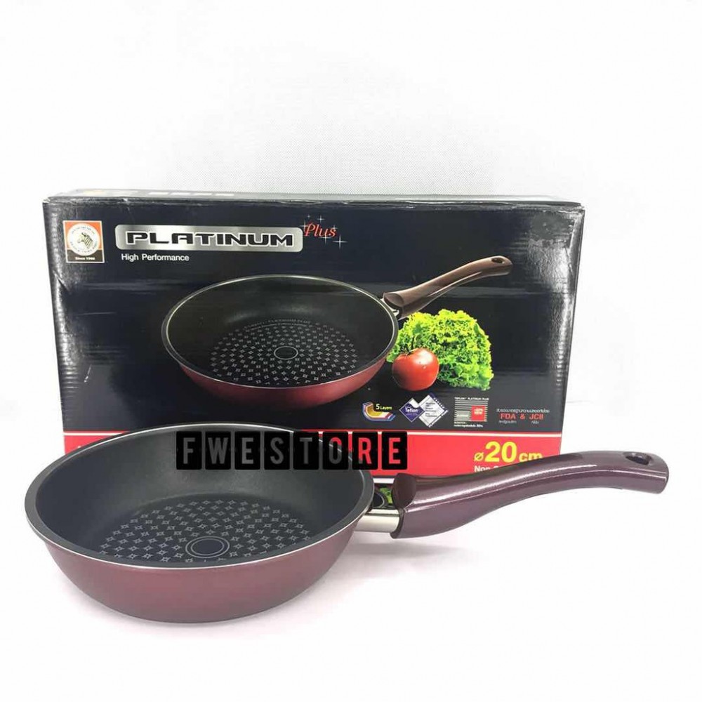 (100% Original) Zebra Stainless Steel Non Stick Fry Pan - Platinum Plus (100% Original) Zebra Stainless Steel Non Stick Fry Pan - Platinum Plus