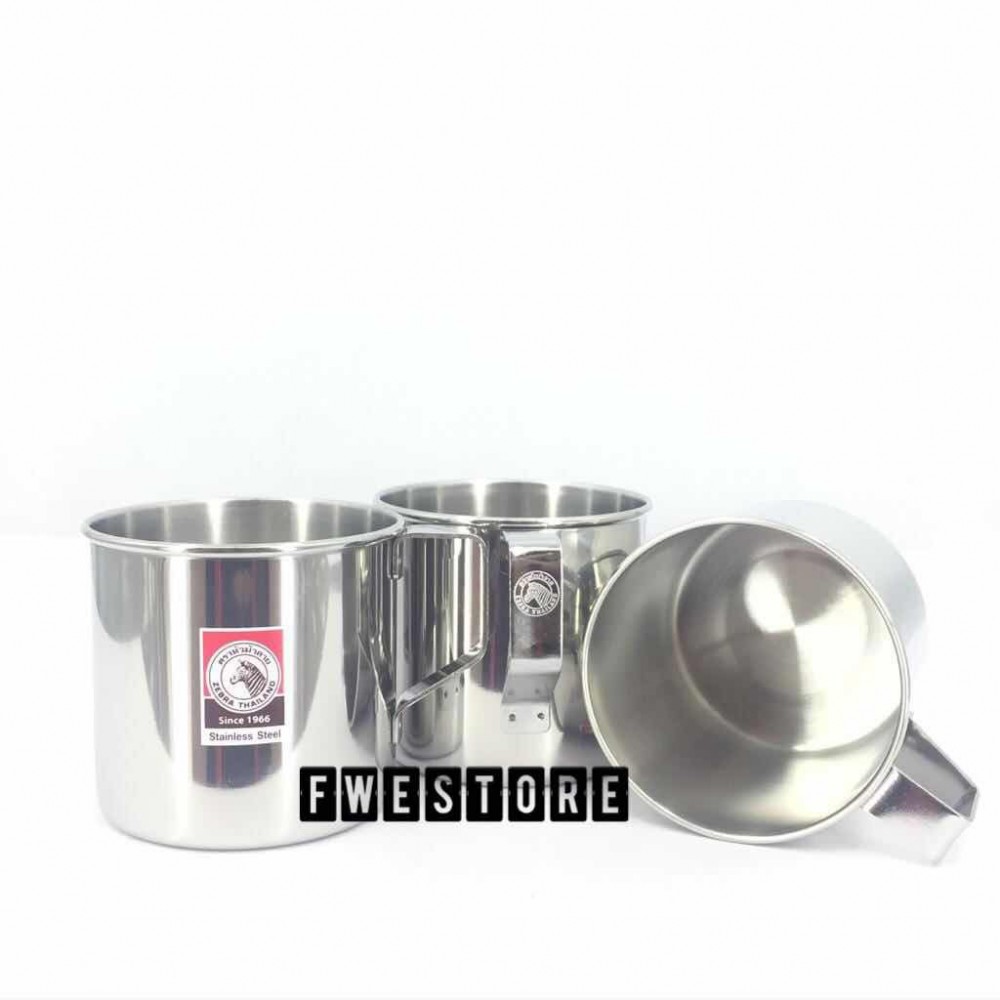 (100% Original) Zebra Stainless Steel 8cm Mug Set (3PCS) (100% Original) Zebra Stainless Steel 8cm Mug Set (3PCS)